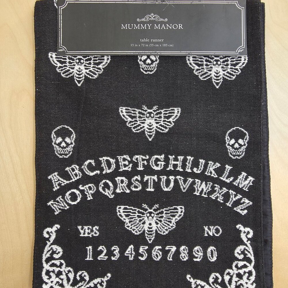 Halloween Table Runner Ouija NWT